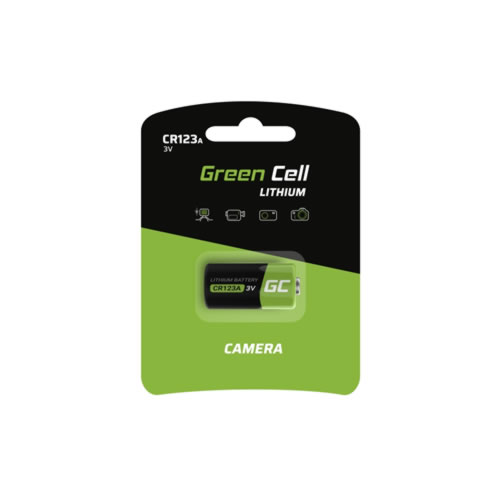 Pilha Green Cell CR123 3V