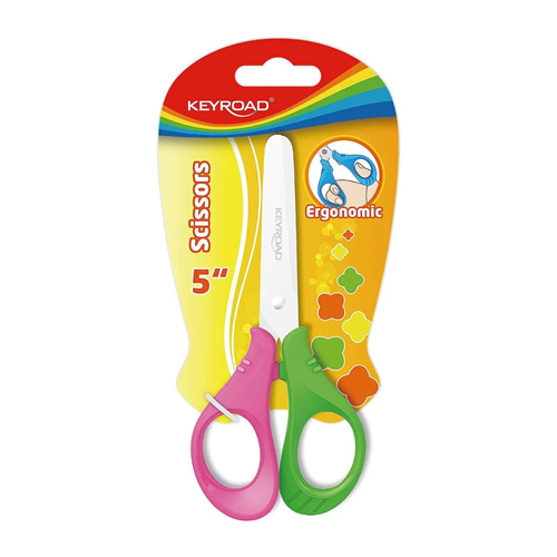 Tesoura Escolar 13cm Keyroad Ergonomic