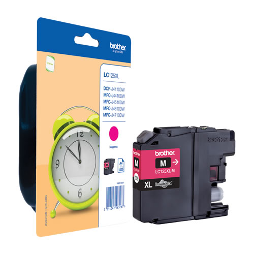 Tinteiro Original Brother LC125 Alta Cap. Magenta