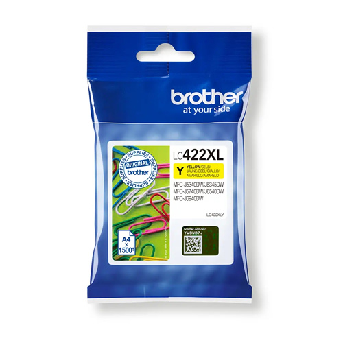 Tinteiro Original Brother LC422 XL Amarelo