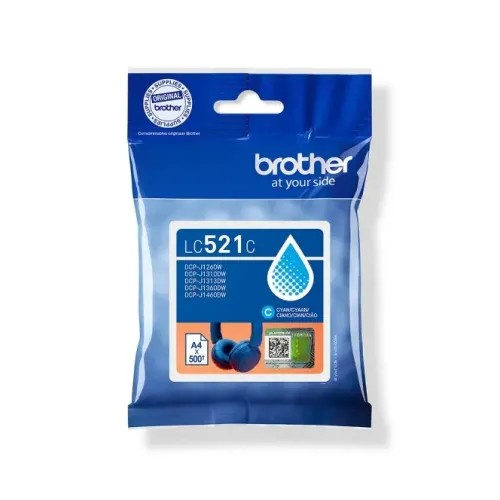 Tinteiro Original Brother LC521 Ciano