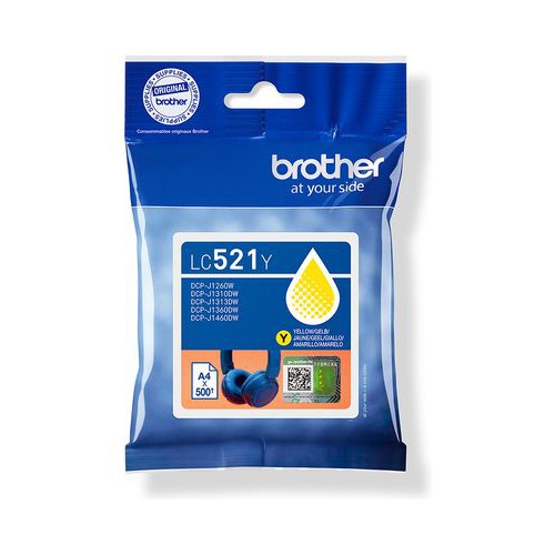 Tinteiro Original Brother LC521 Amarelo