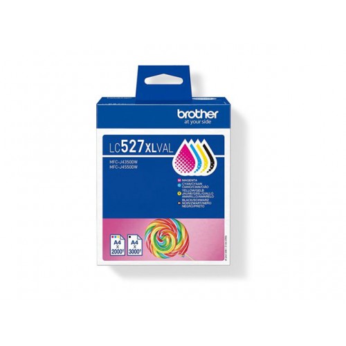 Tinteiro Original Brother LC527 XL Pack 4 Cores