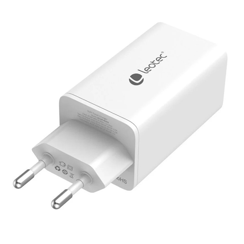Carregador de Parede 2 x USB Tipo-C 1 x USB 65W