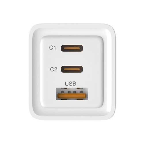 Carregador de Parede 2 x USB Tipo-C 1 x USB 65W