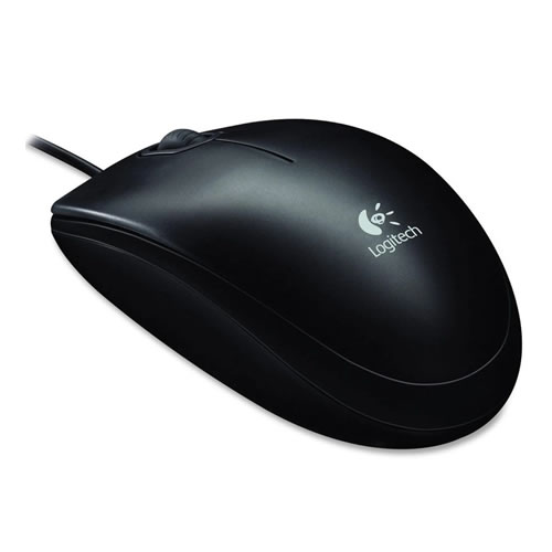 Rato Logitech B100 c/ fios - Preto