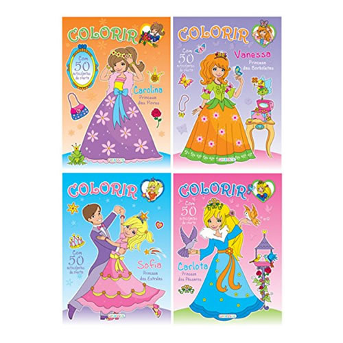 Livros Infantis - Colorir as Princesas