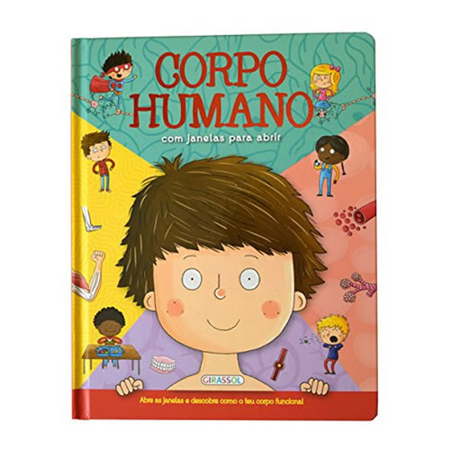Livros Infantis - Corpo Humano com Janelas 