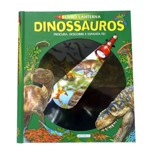 Livros Infantis - Livro Lanterna Dinossauros