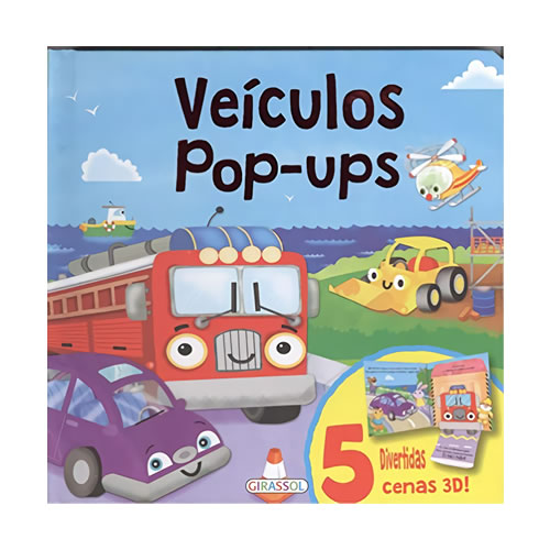 Livros Infantis - Pop-ups Veículos 