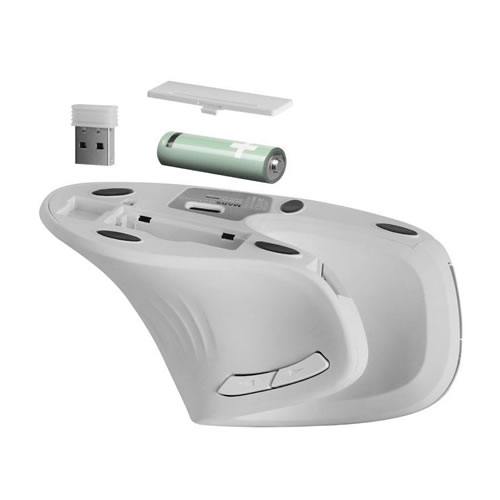 Rato Ergonómico Wireless MMW-ERGOPRO - Branco