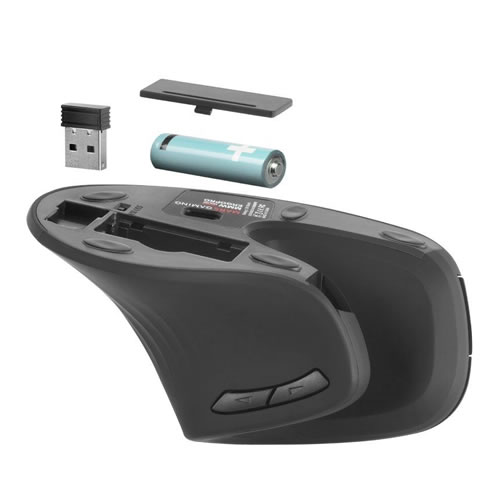 Rato Ergonómico Wireless MMW-ERGOPRO - Preto