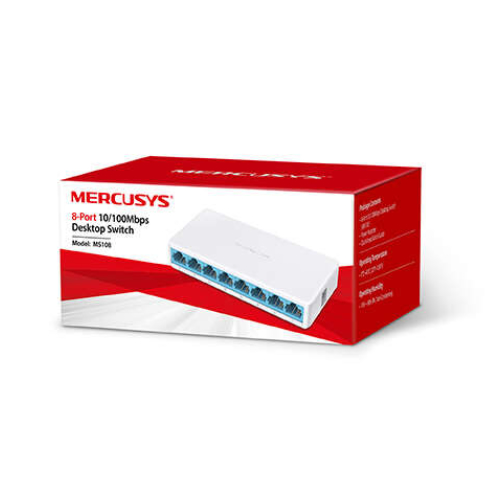 Switch Mercusys 8 Portas RJ45 10/100Mbps