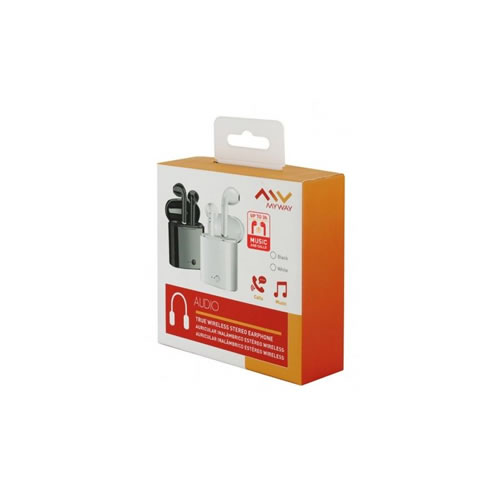 Auriculares Sem Fios MyWay True Wireless - Preto