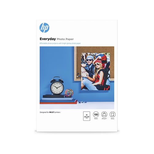 Papel Fotográfico HP Everyday Semi-Glossy 200g A4