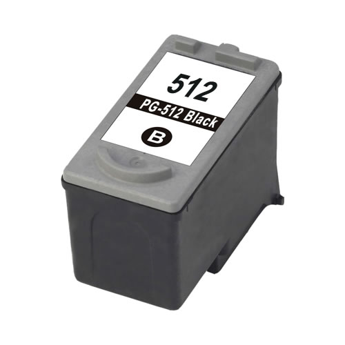 Tinteiro Reciclado Canon PG-512 Preto Alta Cap.