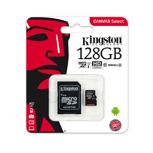 Cartão Memória Kingston Micro SDCS 128GB CL10