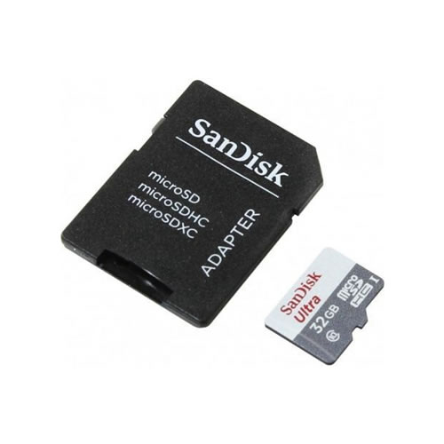 Cartão Memória Sandisk Ultra 32GB Micro SD Cl10