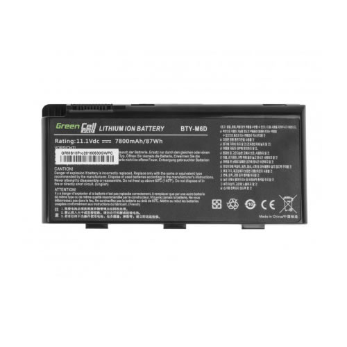 Bateria Portátil MSI GT60 11.1V 7800mAh