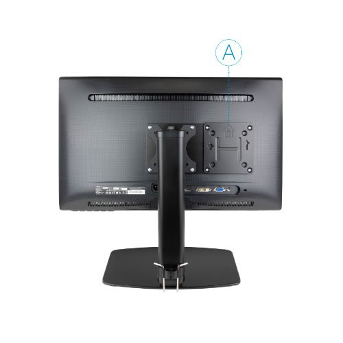 Suporte Vesa para Mini PC Max. 3Kg Preto