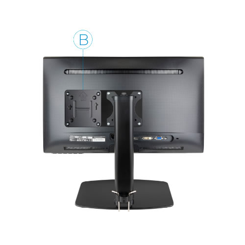 Suporte Vesa para Mini PC Max. 3Kg Preto