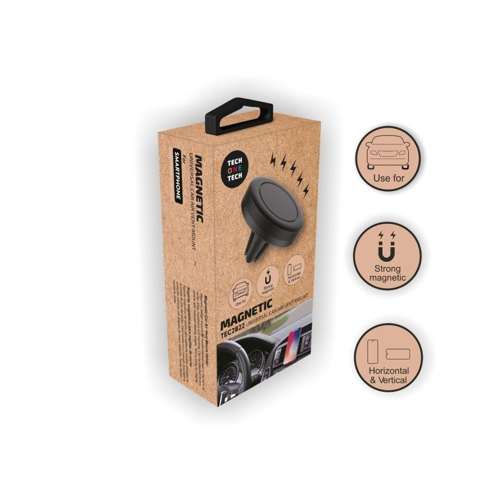 Suporte Universal de Telemóvel para Carro - Fixação por Iman