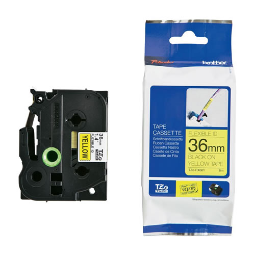 Fita Grav. Orig. Brother 36mmx8mts Amar./Preto