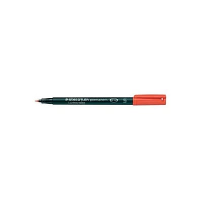 Marcador Staedtler Perm. Lumocolor S Rojo 10un
