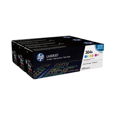 Toner Original HP 304A Tricolor Pack 3