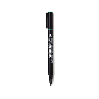 Marcadores Artline de Acetatos Fino Verde Cx 12