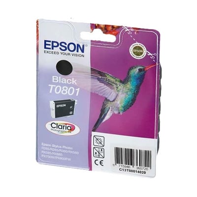Cartucho de tinta Original Epson T0801 Negro