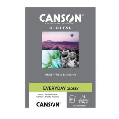 Papel Fotográfico Canson Everyday Glossy 10.2x12.5