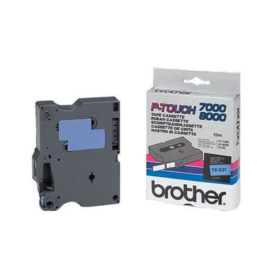 Fita Gravação Orig. Brother 12mm Preto/Azul