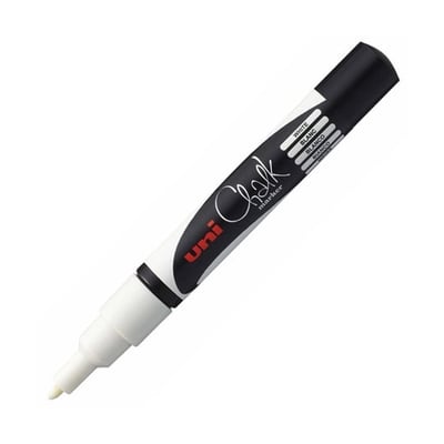 Marcador Giz Branco 1,8-2,5mm UNI PWE-5M 1un