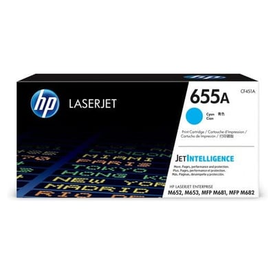 Toner Original HP 655A Ciano