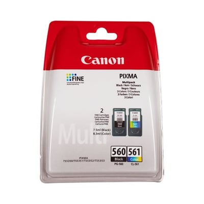 Pack Tinteiros Original Canon PG-560 + CL-561