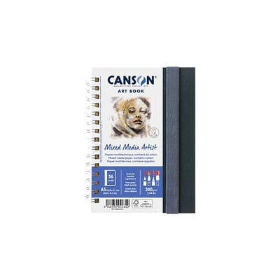 Cuaderno Canson Artbook Mixed Media Artist A5 300gr