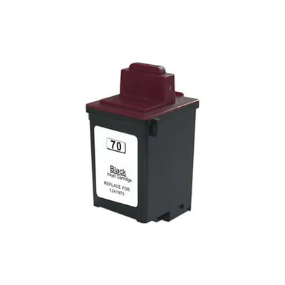 Tinteiro Compatível Lexmark 70 (12AX970E) Preto