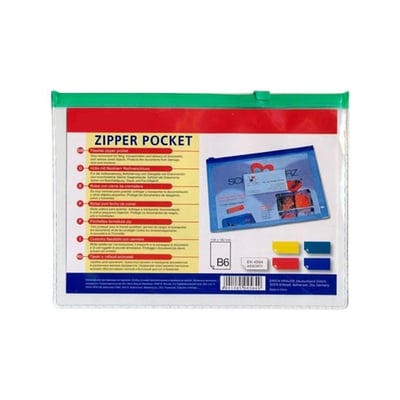 Bolsa (Cheque Size) flexible c/cremallera -12