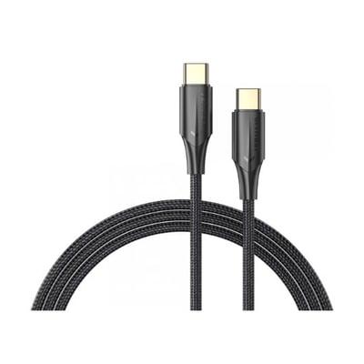 Cabo Nylon USB-C - USB-C 2.0 Preto 2mt