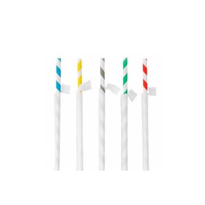 Palhinhas 21cm Papel Papel Riscas Sortido 250un