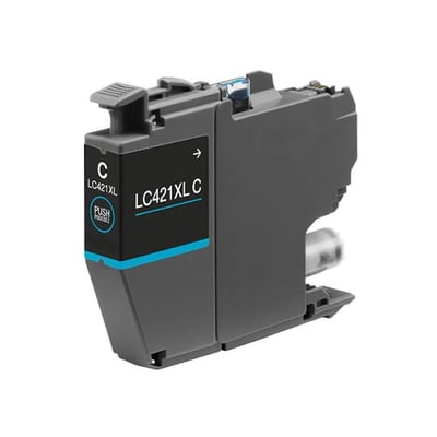 Tinteiro Compatível Brother LC421 XL Ciano