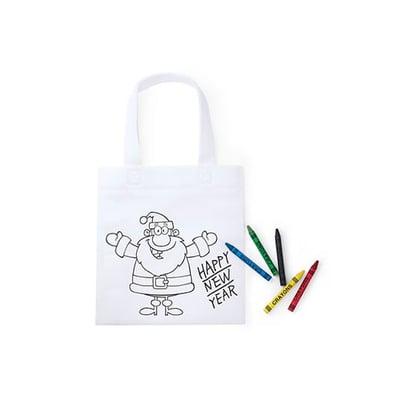 Bolsa Infantil de Navidad + Lápices de Cera - Pack 5
