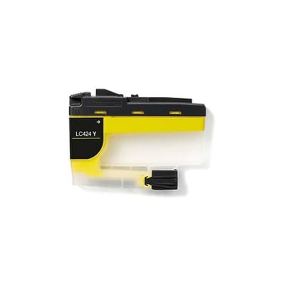 Tinteiro Compatível Brother LC424 Amarelo