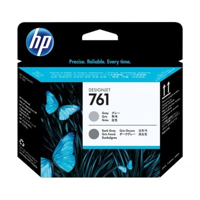 Cabezal de impresión original HP 761 gris