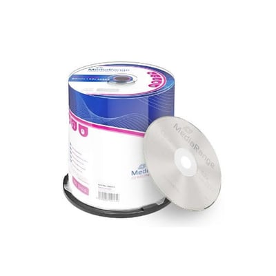 CD-R Mediarange 700Mb 52x 80min Cakebox - Pack 100