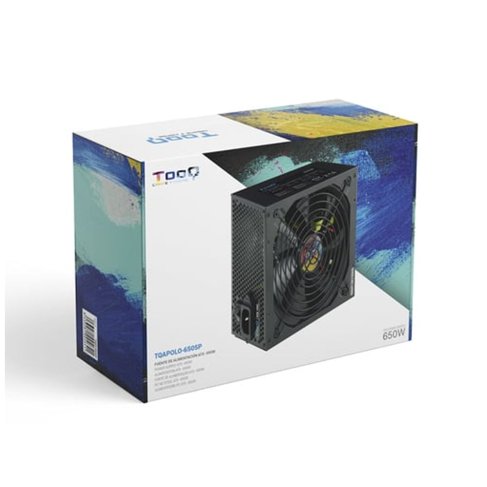 Fonte de Alimentação TooQ APOLO-650SP 650W 20+4 pin ATX