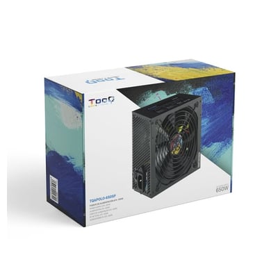 Fonte de Alimentação TooQ APOLO-650SP 650W 20+4 pin ATX