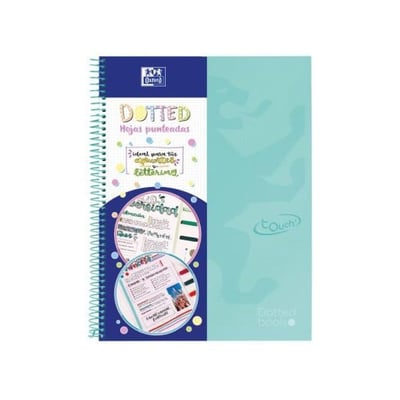 Caderno Espiral Oxford Dotbook A4+ Menta