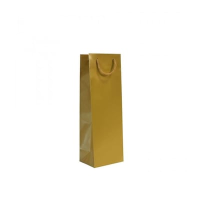 Saco para 1 Garrafa Ouro Brilhante